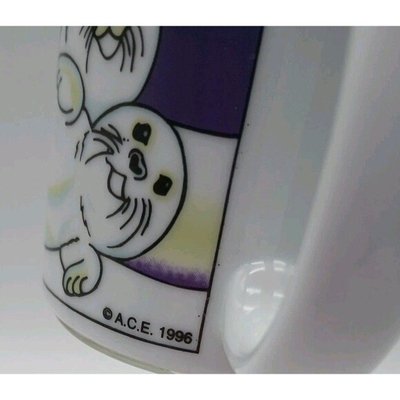 vtg Alaska Seal Pups Baby Seals Coffee Mug Cup - Picture 5 of 10